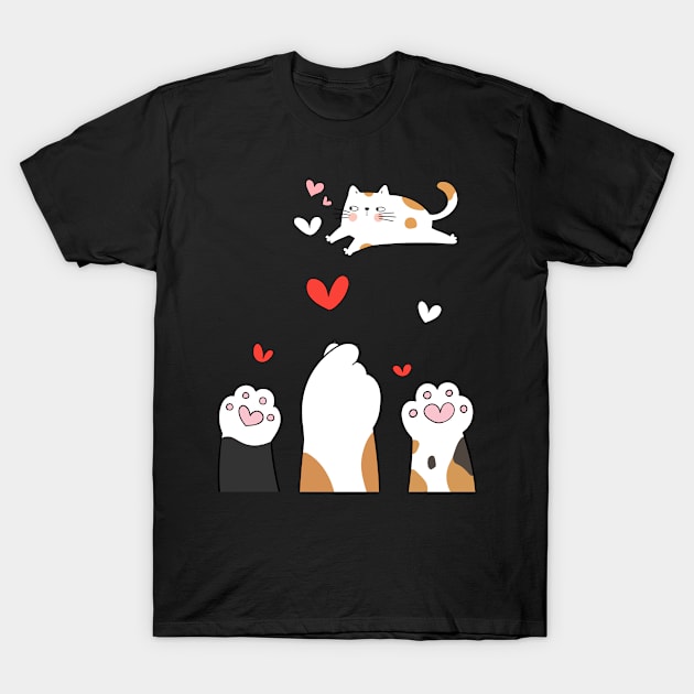 Cute Meow Love My cat T-Shirt by patsuda